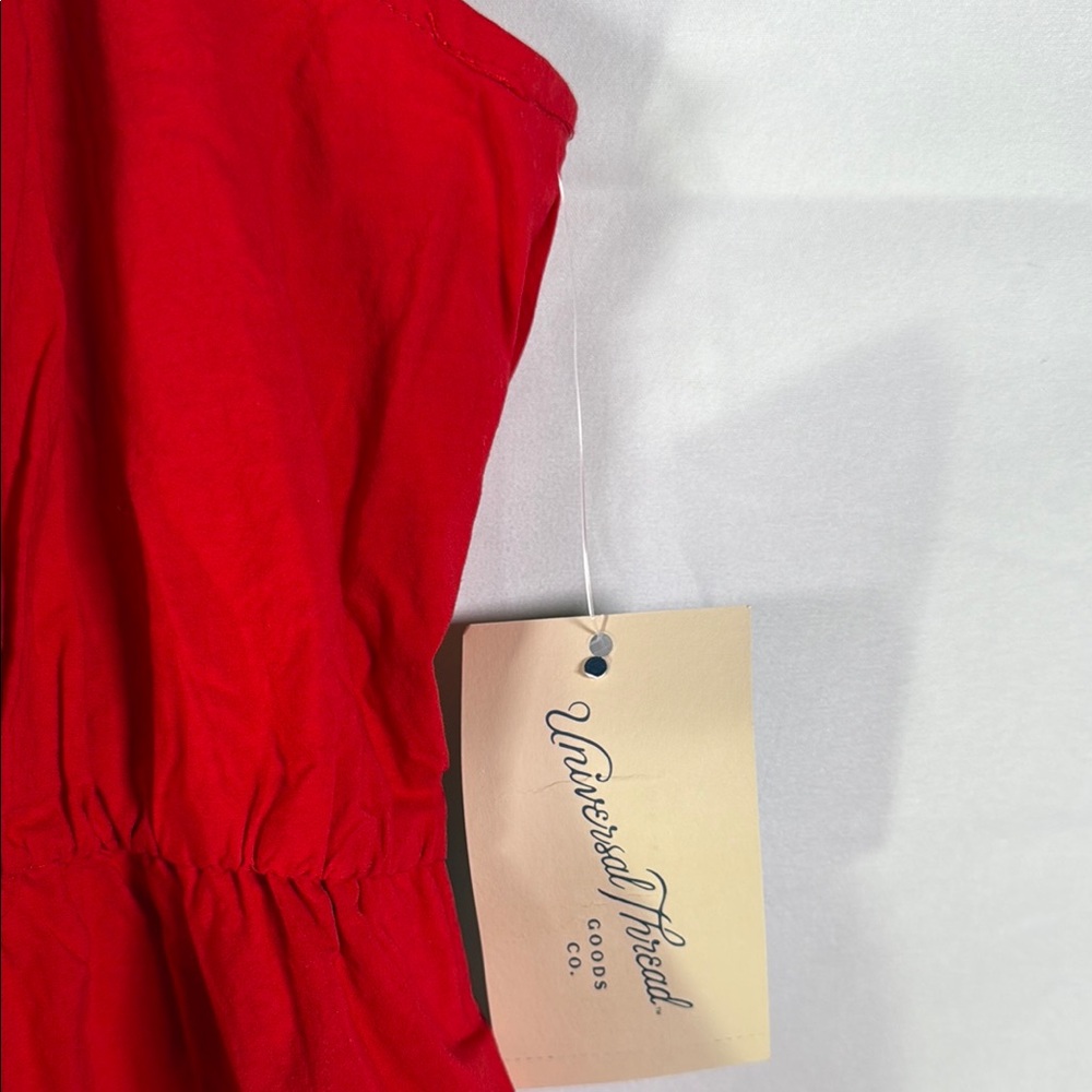 Universal Thread Red Ruffled Smocked Maxi Dress - Picture 3 of 15